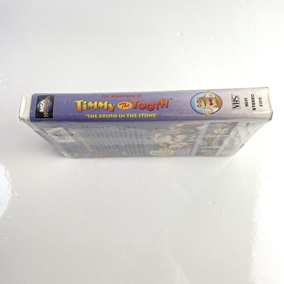 Adventures of Timmy the Tooth The Brush in the Stone (VHS, 1996) New Sealed - Picture 6 of 6
